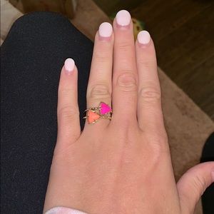 Kendra Scott Anna Triangle rings size 5